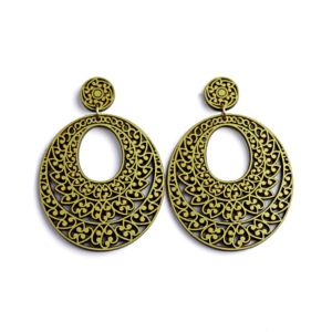 Pendientes madera de Aliso de Silvereira Colección AlAndalus